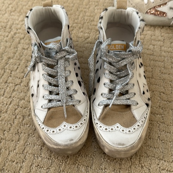 GOLDEN GOOSE MidStar Calf Hair Sneakers - Picture 4 of 9